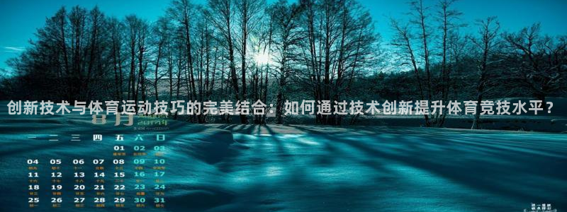 利记官网下载平台注册流程视频：创新技术与体育运动技巧